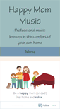 Mobile Screenshot of happymommusic.com