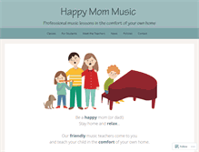 Tablet Screenshot of happymommusic.com